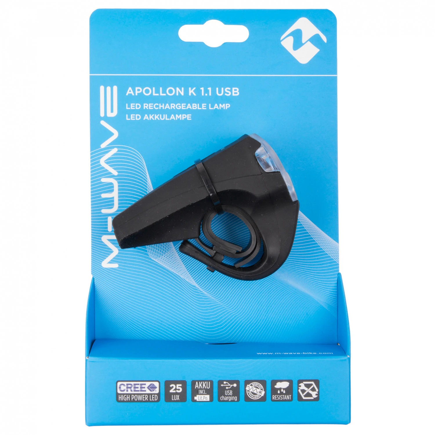 M-Wave Apollon K 1.1 USB Front Light 1 M-Wave Apollon K 1.1 USB Front Light