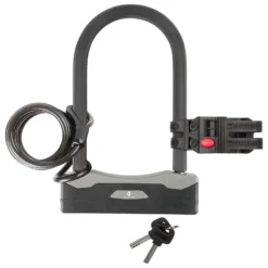 M-Wave Bügelschloss Mit Spiralgabel B & S - Bike Lock -Deals Wheel Groove Store m wave buegelschloss mit spiralgabel b s bike lock detail 5