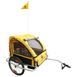 M-Wave Stalwart Kid Easy Light Aluminium Frame - Child Trailer
